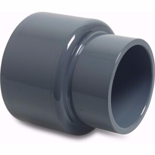 Image of Mega Verloopsok PVC-U 160 mm x 140 mm lijmmof 16bar grijs