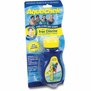 Image of AQUACHECK YELLOW 4-IN-1 TEST STRIPS