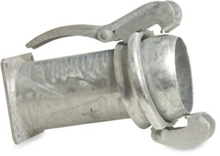 Image of Snelkoppeling staal 159 mm x 6 inch M-deel Bauer x flens MZ type Bauer