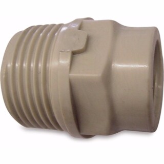 Image of Verloopring PP 1" x 3/4" buitendraad x binnendraad 10bar beige
