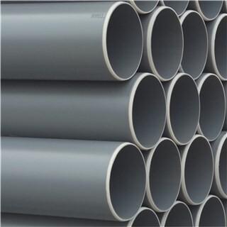 Image of Afvoerbuis PVC-U 110 mm x 3,2 mm SN4 Glad Grijs 5m BENOR