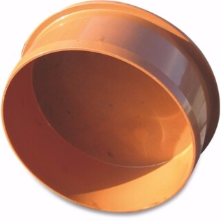 Image of Eindstop PVC-U 315 mm  SN4 spie roodbruin