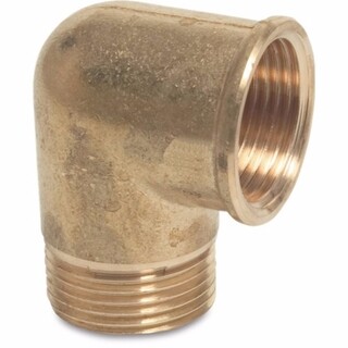 Image of Messing knie 90° 1 inch x 1 inch (bi-dr x bu-dr)