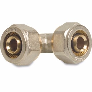 Image of Hydro-S Knie 90° messing 16 mm knel type Alu-PE-X