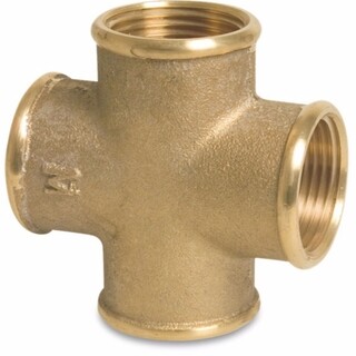 Image of Mega Nr. 180 Kruisstuk messing 1 inch binnendraad