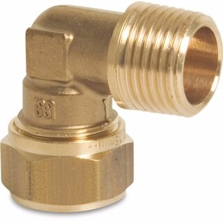 Image of Bonfix kniekoppeling 3/4 inch x 22 mm (bu-dr x knel) KIWA