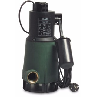 Image of DAB Dompelpomp vezelversterkte kunststof 1 inch binnendraad 230V groen type FEKA 600 met vlotter