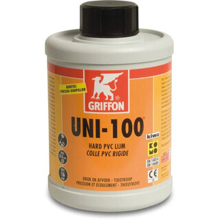 Image of Griffon PVC-lijm met kwast KIWA type Uni-100 label NL/FR - 1 L