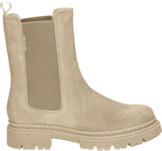 Image of Bullboxer Dames Chelsea Boots Hoog Beige - Maat 42