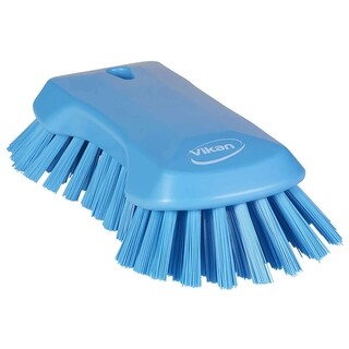 Image of Vikan Hygiene Handborstel 230mm Extra Harde Vezels Blauw