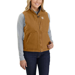 Image of Carhartt 104224 Bodywarmer Carhartt Bruin XL