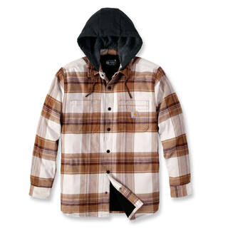 Image of Carhartt 105938 Overhemd Jack Carhartt Bruin S