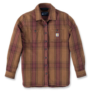 Image of Carhartt 105991 Woven Shirts Carhartt Bruin XS