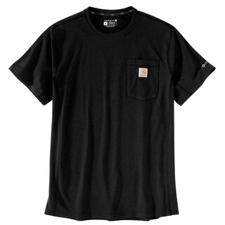 Image of Carhartt Heren T-shirt Ruime Pasvorm Zwart - Maat M