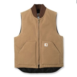 Image of Carhartt Relaxed Fit Firm Duck Bodywarmer Bruin - maat S