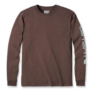 Image of Carhartt EK231 T-shirt Mocha - maat M