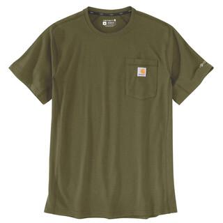Image of Carhartt Frce Rlxd Tshrt Dark Bronzed Green XL