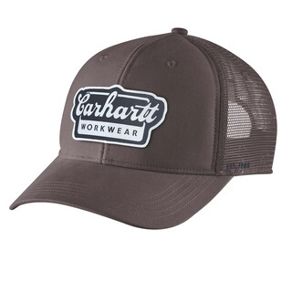 Image of Carhartt Ah6738 Twll Mshbk Scrpt Ptch Cp Dark Sepia Één maat