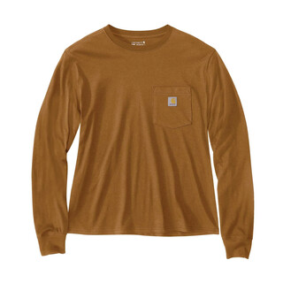 Image of Carhartt Lightweight L/S Zak T-shirt Carhartt® Bruin XS