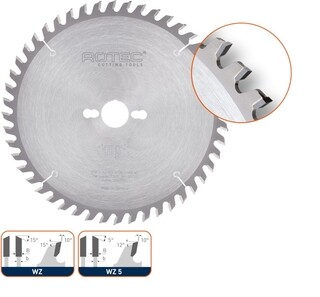 Image of Rotec Hm Schulp- En Afkortzaagblad, Ø250x3,2X30 Z=60 Wz