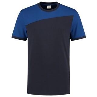 Image of T-shirt Bicolor Naden 102006 Navyroyal 3xl