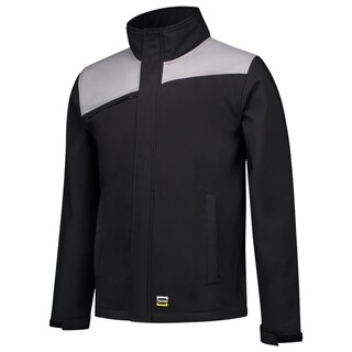 Image of Tricorp Softshell Jas Naden Zwart/Grijs Maat L