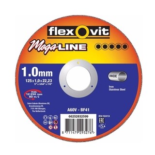 Image of Doorslijpschijf Vlak Mega-Line Inox A36v 180X1,6X22,23 T41