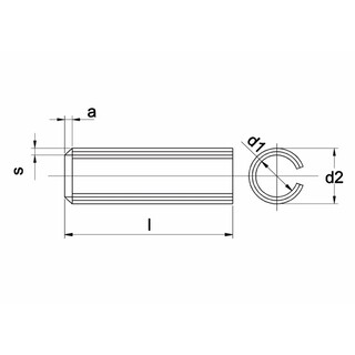 Image of Kelfort spanbus ISO 8752 4 x 40 mm