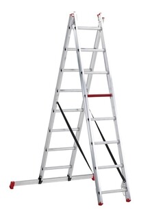 Image of All Round – 2-Delige Reformladder AR 2050 – 2x10 treden