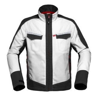 Image of HAVEP Attitude Korte Jas/Vest Wit/Charcoal Grijs Maat 2XL