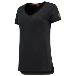 Image of Tricorp T-Shirt Premium V Hals Dames Black 104006 M