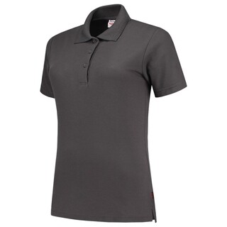 Image of Tricorp Dames Poloshirt Casual 201006 180gr Slim Fit Donkergrijs Maat XL