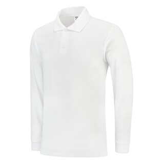 Image of Tricorp Poloshirt Lange Mouw White 201009 3XL