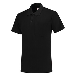 Image of Tricorp Poloshirt Casual 201011 180gr Zwart Maat S