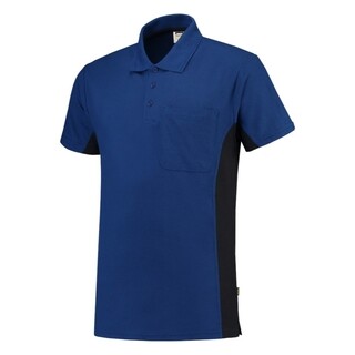 Image of Tricorp Poloshirt Workwear 202002 180gr Koningsblauw/Marine Maat 2XL