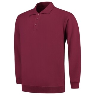 Image of Tricorp Polosweater Boord Casual Wijnrood 5XL