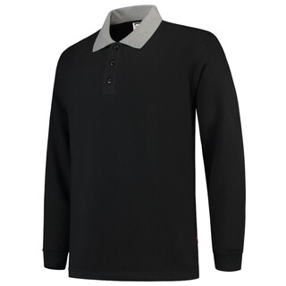 Image of Tricorp Polosweater Casual Zwart-Grijs Maat 4XL
