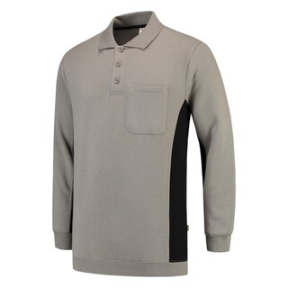 Image of Tricorp Polosweater Grey-Black Maat 3XL