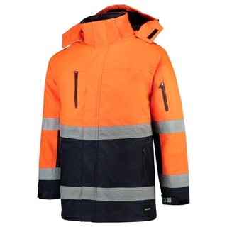 Image of Tricorp Hi-Vis Parka Jas 403004 Oranje Marine Maat 3XL