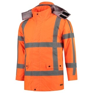 Image of Tricorp Hi-Vis Parka Jas RWS 403005 Oranje Maat M