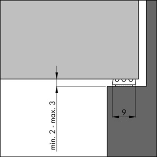 Image of Tochtband D-Zwart 7,5 (Grote Kier)