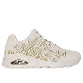 Image of Skechers JGoldcrown Uno Golden Heart Dames Sneakers Goud - maat 39