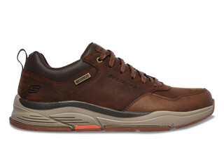 Image of Skechers Benago Hombre Heren Veterschoen Donkerbruin - maat 43