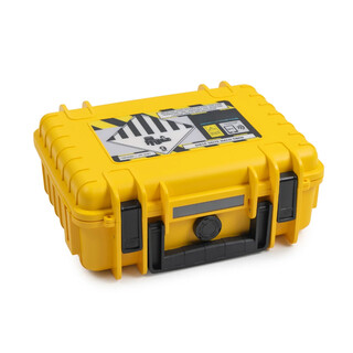 Image of De Raat Lithium-Ion Koffer - Geel - Maat S