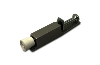 Image of Deurvastzetter met voetstift25x120mm zilver