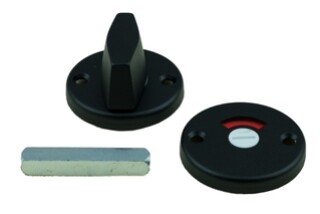 Image of Afdekrozet Wc / Rond / Type 3 Rh / 1 Paar / Zwart