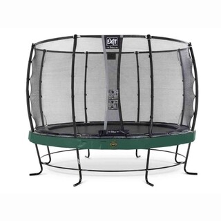 Image of EXIT Elegant Premium Trampoline Groen met Deluxe veiligheidsnet - Ø366 cm 