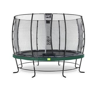 Image of EXIT Elegant trampoline Ø366cm met Economy veiligheidsnet - groen