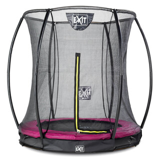 Image of EXIT Trampoline Silhouette Inground Roze - Ø 183 cm Safety Net