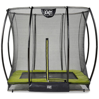 Image of EXIT Trampoline Silhouette Inground Groen - 153 x 214 cm